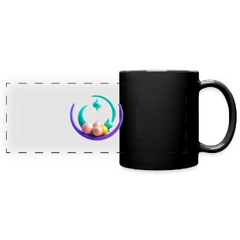 Ramadan Gift Eid Mubarak Islam Allah Muslim - Full Colour Panoramic Mug - black - Front