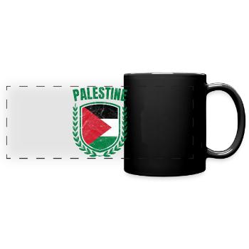 Palestine - Full Colour Panoramic Mug - black - Front
