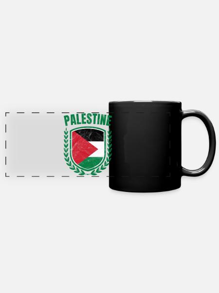 Palästina - Panorama-Tasse farbig - Schwarz
