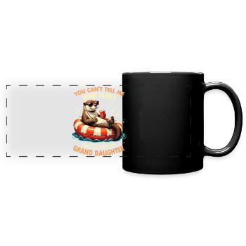You Are Not My Granddaughter - Mug panoramique uni - noir - Devant