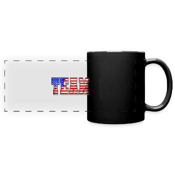 Team USA - Full Colour Panoramic Mug - black - Front