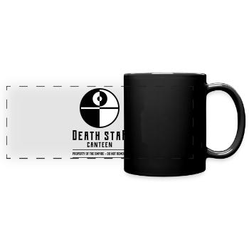 Death Star Canteen - Panorama-Tasse farbig - Schwarz - Vorne