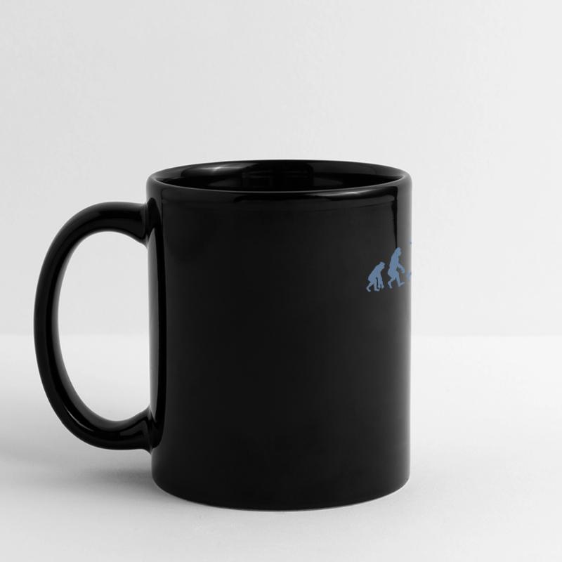 Crane operator Evolution Full Colour Panoramic Mug