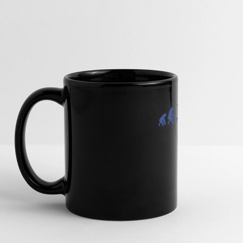 Crane operator Evolution Full Colour Panoramic Mug