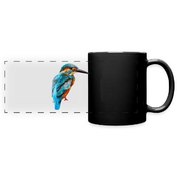 kingfisher - Full Colour Panoramic Mug - black - Front