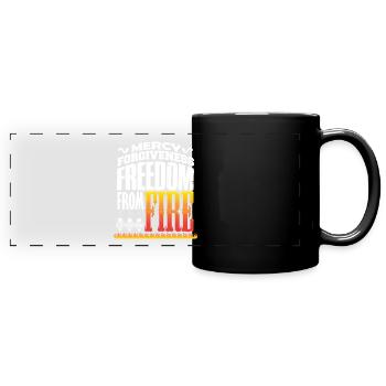 Ramadan - Full Colour Panoramic Mug - black - Front
