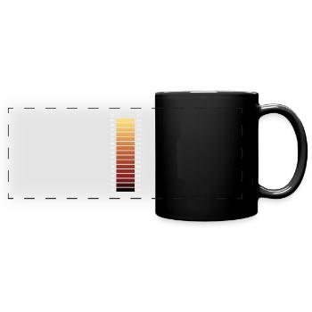 Schmied Bereich - Temperatur Grill Erhitzen - Panorama-Tasse farbig - Schwarz - Vorne