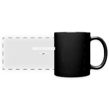 Muschibubu - Saxon saying funny Ossi homeland - Full Colour Panoramic Mug - black - Front