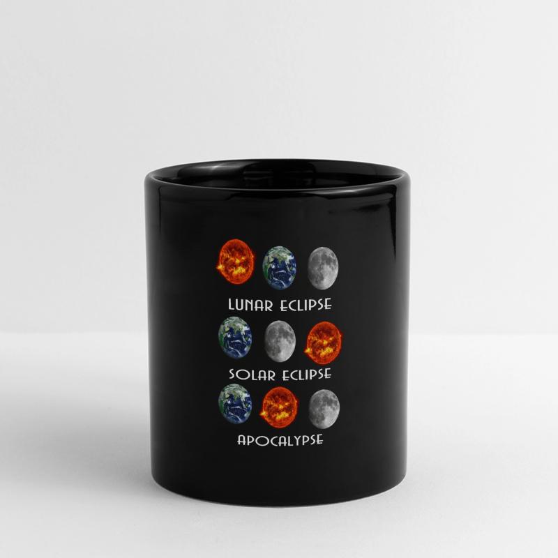 Lunar Eclipse Solar Eclipse Apocalypse Full Colour Panoramic Mug