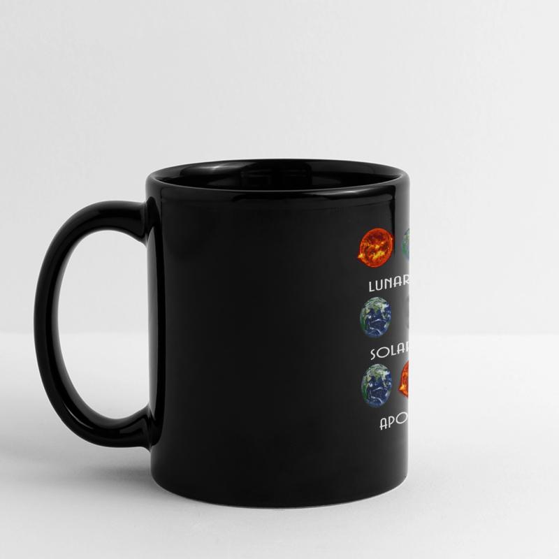 Eclipse Lunaire Eclipse Solaire Apocalypse Mug panoramique uni