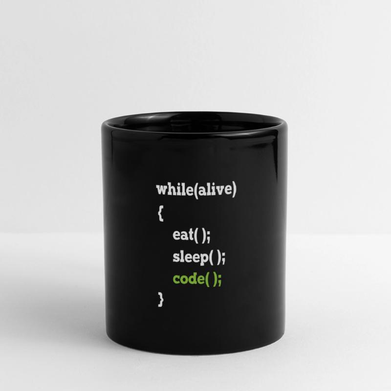 Programmeur Java en boucle informaticien Mug panoramique uni