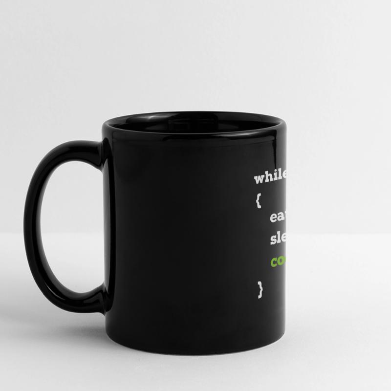 Programmeur Java en boucle informaticien Mug panoramique uni