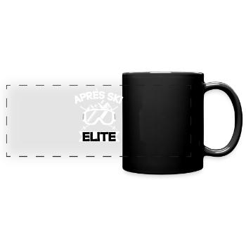 Apres Ski Elite - Panorama-Tasse farbig - Schwarz - Vorne