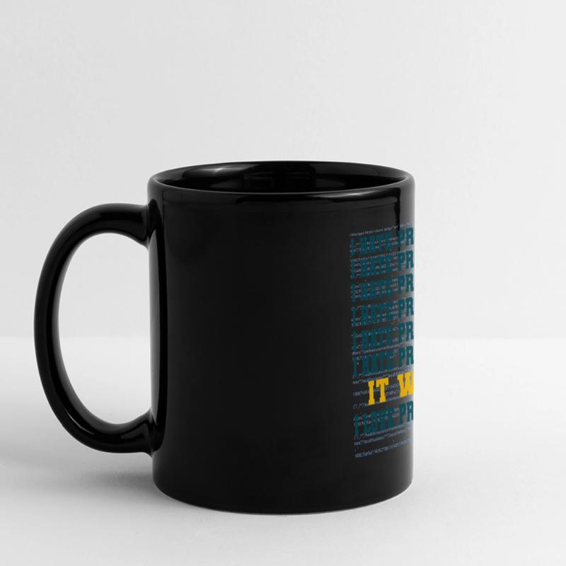 Programmer saying Full Colour Panoramic Mug