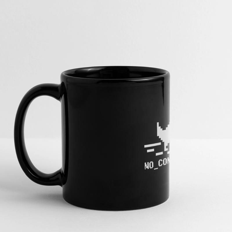 No Connection Computer Error Nerd Dinosaurier Trex Panorama-Tasse farbig