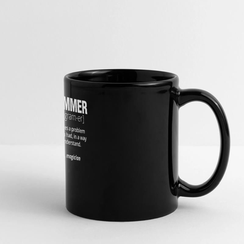 Programmer Noun Funny Software Engineer Coder Full Colour Panoramic Mug