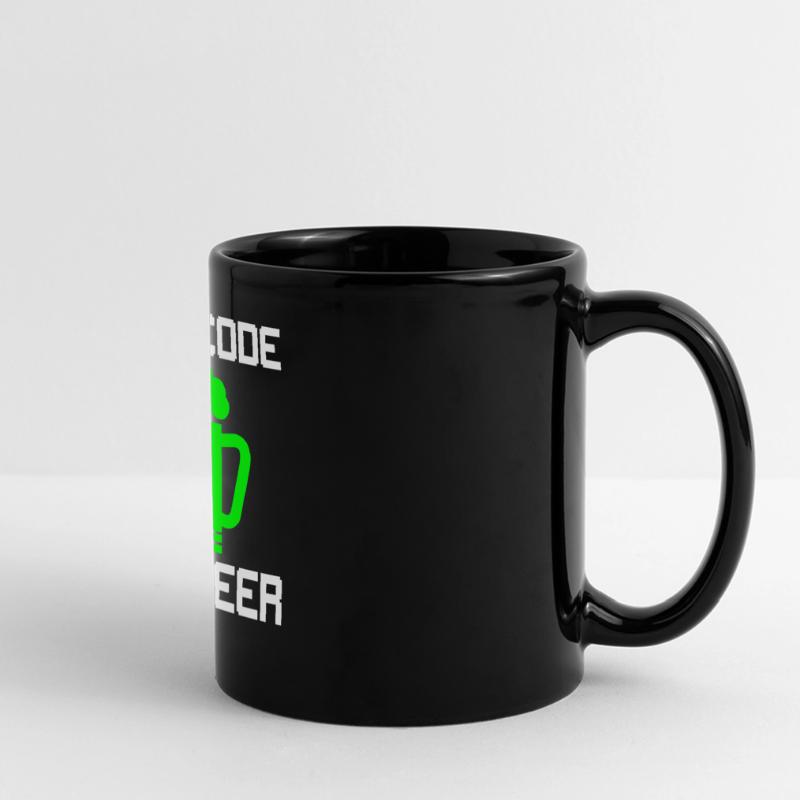 Code de la bière, T-shirt drôle de programmeur Mug panoramique uni