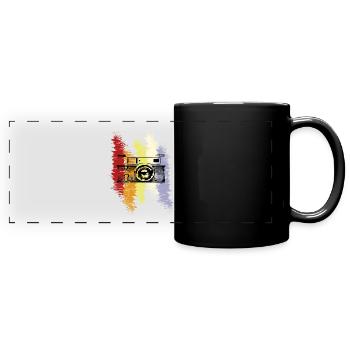 Photographer - Full Colour Panoramic Mug - black - Front
