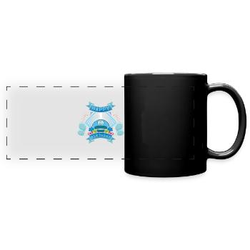 First birthday - Full Colour Panoramic Mug - black - Front