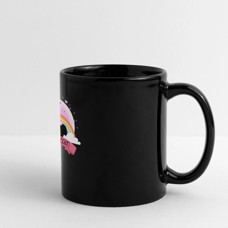 Grumpycorn Grumpy Licorne Chat Mug panoramique uni
