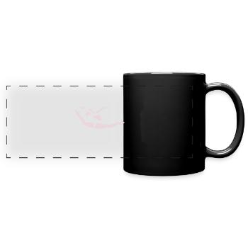 Turnen Mädchen - Panorama-Tasse farbig - Schwarz - Vorne