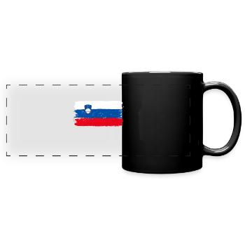 Slovenia - Full Colour Panoramic Mug - black - Front