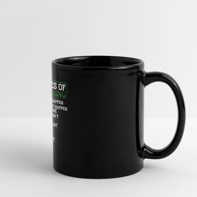 6 Debugging Stages Programmer Coding Programming Full Colour Panoramic Mug