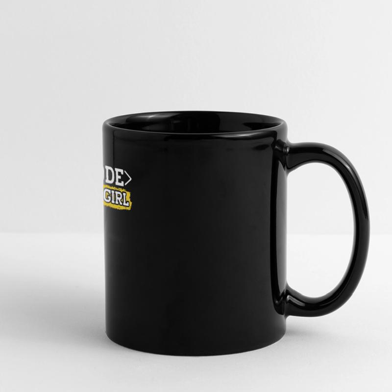 Programmieren Coder Programmierer Girl Panorama-Tasse farbig