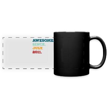 July 2011 - Birthday in July - Full Colour Panoramic Mug - black - Front