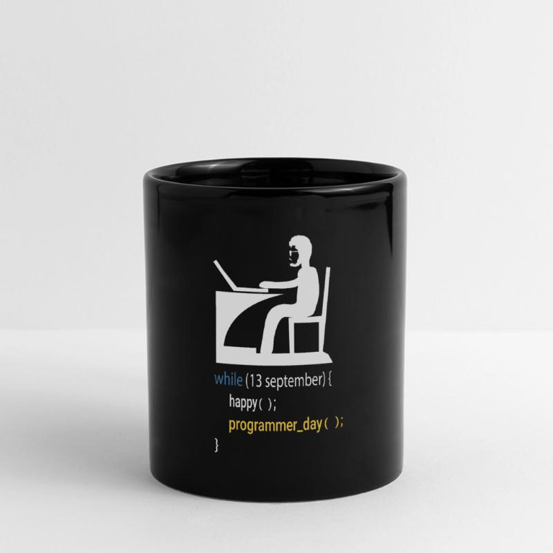 Softwareentwickler Programmierer Geschenk Panorama-Tasse farbig