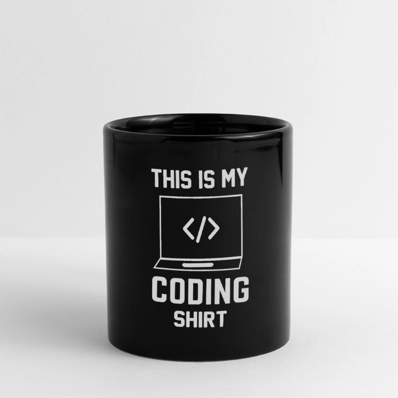 Softwareentwickler Programmierer Geschenk Panorama-Tasse farbig