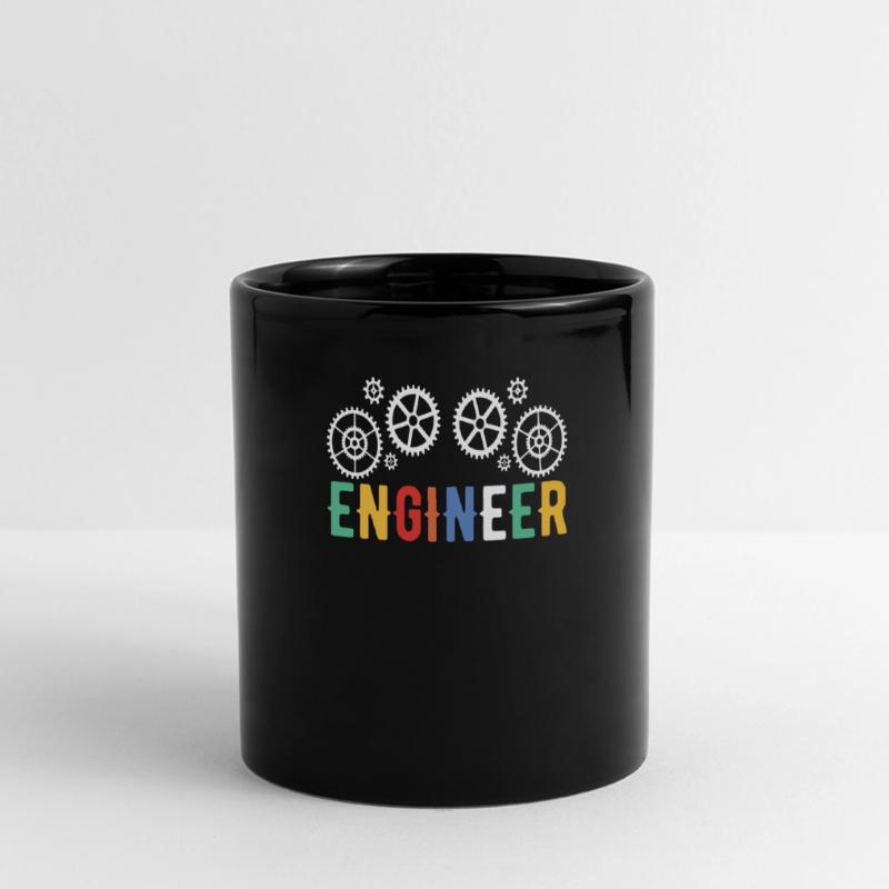 Engineer Brain Mechanical Engineering Electrical Engineering Math Full Colour Panoramic Mug