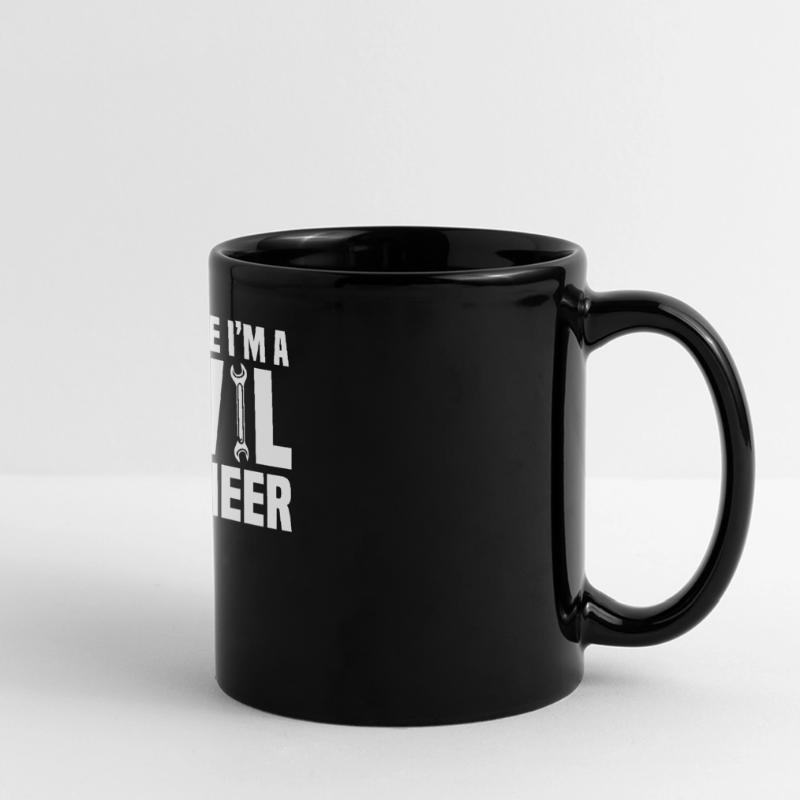 Civil Engineer Bridge Construction Statics Structural Engineer Full Colour Panoramic Mug