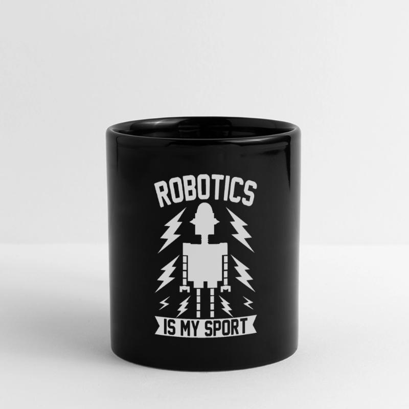 Roboter Programmierer Automatisierungstechniker Panorama-Tasse farbig
