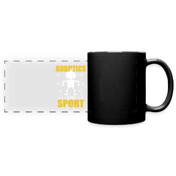 Robot Programmer Automation Technician - Full Colour Panoramic Mug - black - Front