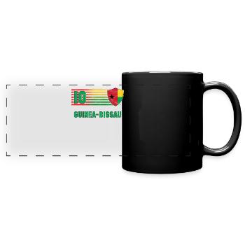 Guinea-Bissau - Panorama-Tasse farbig - Schwarz - Vorne
