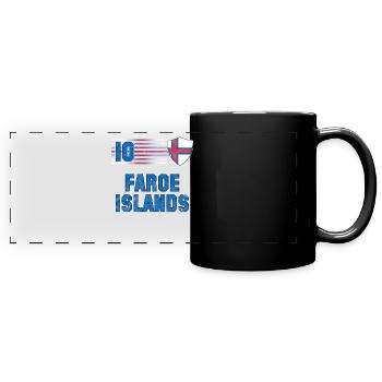 Faroe Islands - Full Colour Panoramic Mug - black - Front