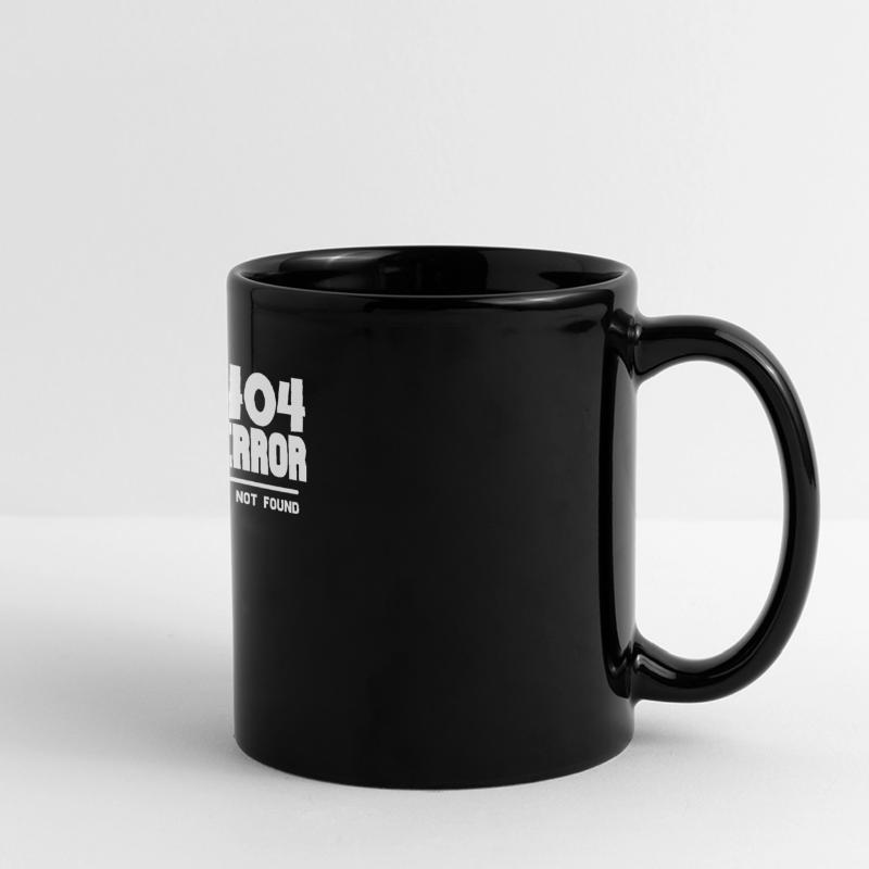 Computer- und Programmierer Geek. 404 Fehler Panorama-Tasse farbig
