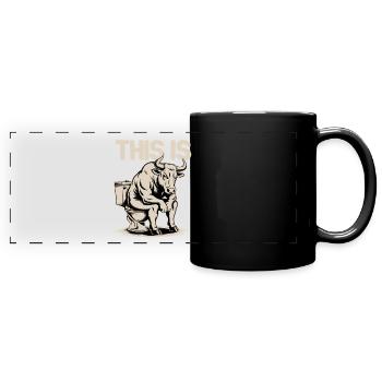This Is Bullshit - Full Colour Panoramic Mug - black - Front