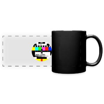 pas de signal - Mug panoramique uni - noir - Devant