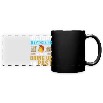 Geschichte Lehrer Lektion Professor Historiker - Panorama-Tasse farbig - Schwarz - Vorne