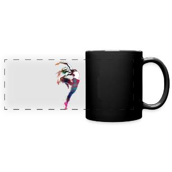 Turnen Sport Kunst #gymnastics #sport - Panorama-Tasse farbig - Schwarz - Vorne