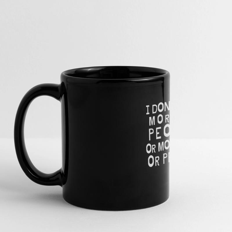 Ich mag keine Morgenleute oder Morgen oder Leute Panorama-Tasse farbig