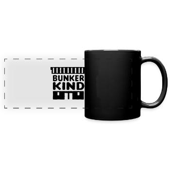 rzhw_bunker-kind-mc - Panorama-Tasse farbig - Schwarz - Vorne
