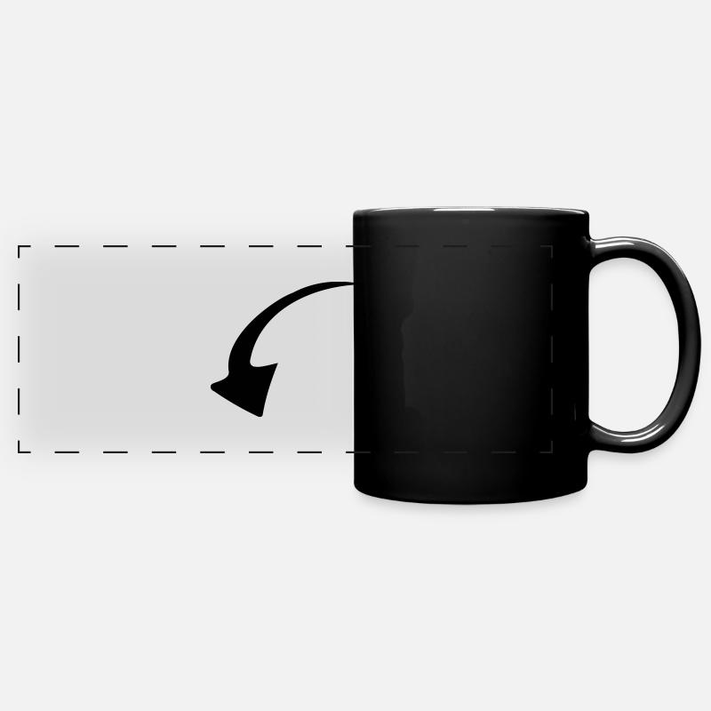 Arrow - arrow - Full Colour Panoramic Mug - black