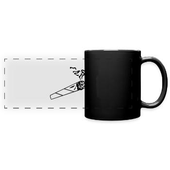 Joint - Zigarette - Full Colour Panoramic Mug - black - Front