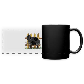 Ram - Full Colour Panoramic Mug - black - Front