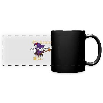 Fantasy Kittens Serie : The Catster Purple Variant - Full Colour Panoramic Mug - black - Front