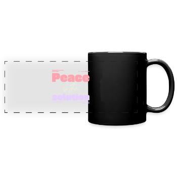 Mental Health - Full Colour Panoramic Mug - black - Front