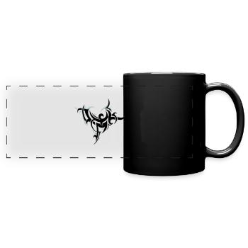 Tribal 2 - Panorama-Tasse farbig - Schwarz - Vorne